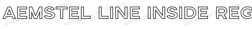 Aemstel Line Inside Regular字体转换